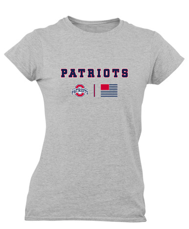 Oakland Patriots Team Colors Flag Women's Premium SS T-Shirt