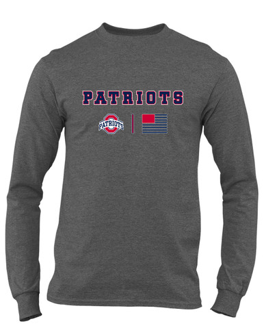 Oakland Patriots Team Colors Flag Men's Premium LS T-Shirt