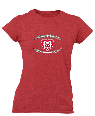 McMinnville Grizzlies Football #3 Women's Premium SS T-Shirt