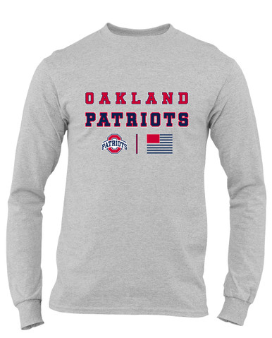Oakland Patriots Spirit Flag Men's Premium LS T-Shirt