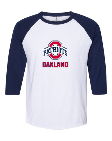 Oakland Patriots Mascot #2 Men's Baseball T-Shirt
