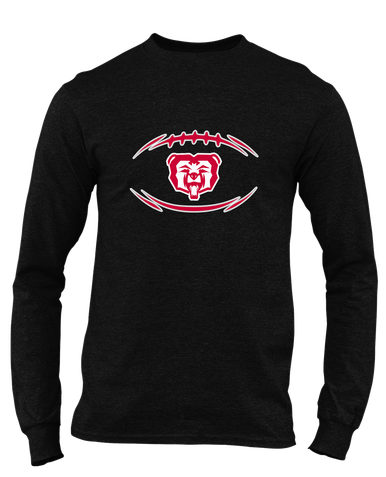 McMinnville Grizzlies Football #3 Men's LS T-Shirt