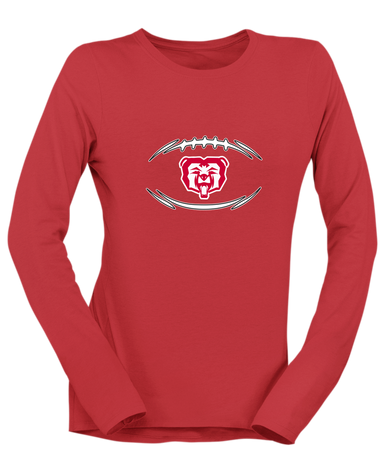 McMinnville Grizzlies Football #3 Women's Premium LS T-Shirt