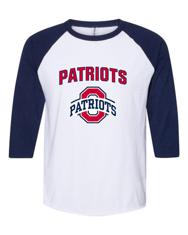 Oakland Patriots Mascot #6 Women's Baseball T-Shirt