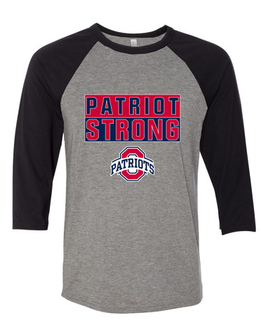 Oakland Patriots Strong #1 Men's Baseball T-Shirt