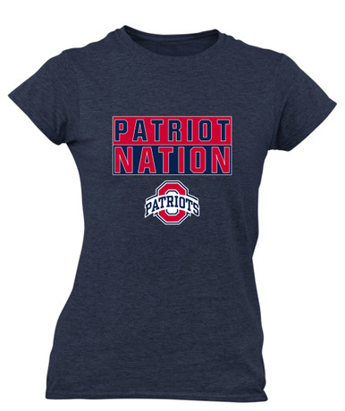 Oakland Patriots Nation #1 Women's Premium SS T-Shirt
