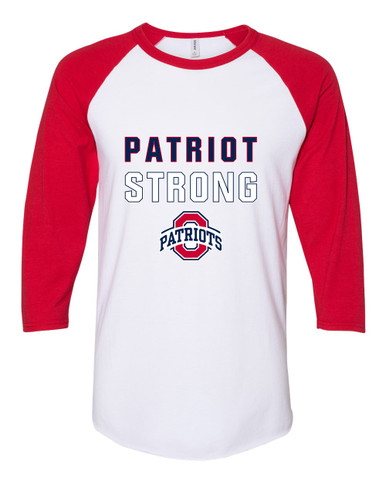 Oakland Patriots Strong #2 Women's Baseball T-Shirt