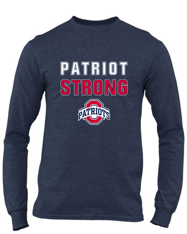 Oakland Patriots Strong #2 Men's LS T-Shirt