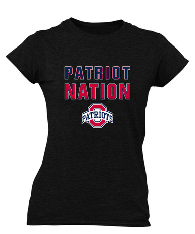 Oakland Patriots Nation #2 Women's Premium SS T-Shirt