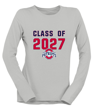 Oakland Patriots Class of 2027 Women's Premium LS T-Shirt