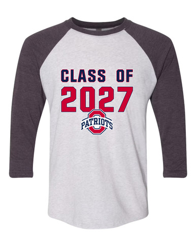 Oakland Patriots Class of 2027 Men's Baseball T-Shirt