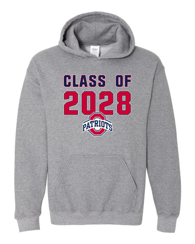 Oakland Patriots Class of 2028 Men's Hoodie