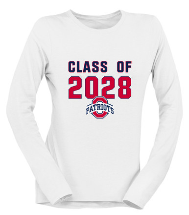Oakland Patriots Class of 2028 Women's Premium LS T-Shirt