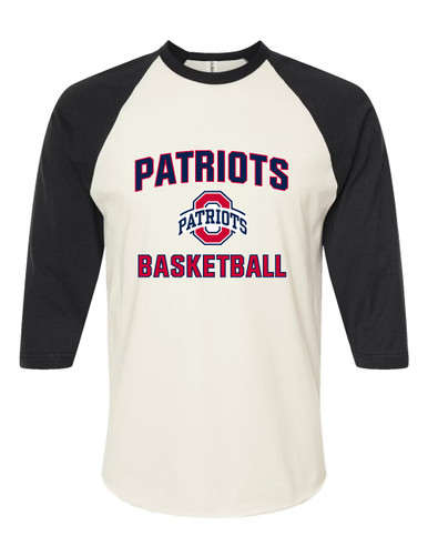 Oakland Patriots Basketball #1 Men's Baseball T-Shirt