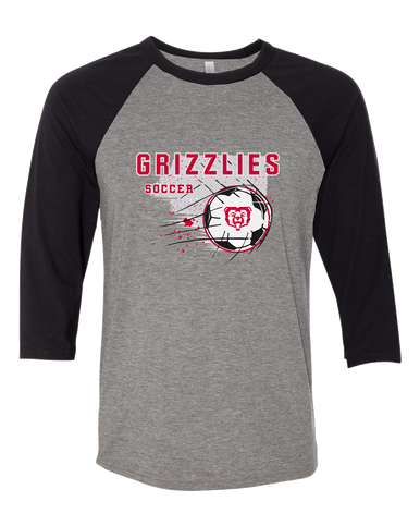 McMinnville Grizzlies Soccer #2 Men's Baseball T-Shirt