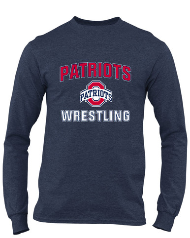 Oakland Patriots Wrestling Men's LS T-Shirt