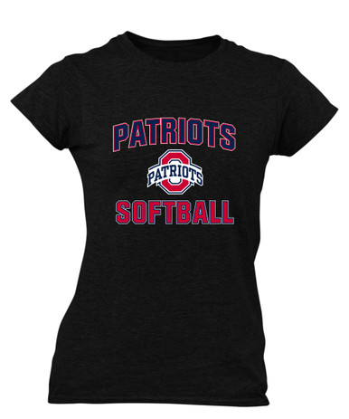 Oakland Patriots Softball #1 Women's SS T-Shirt