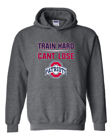 Oakland Patriots Train Hard, Can't Lose Men's Hoodie