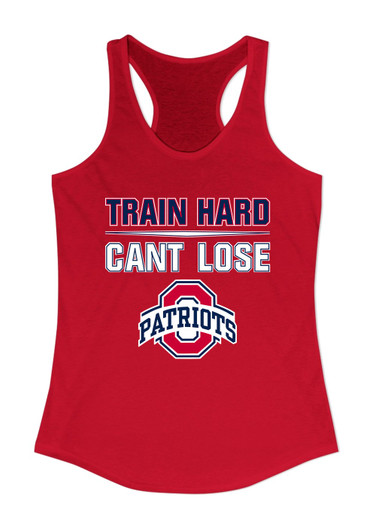 Oakland Patriots Train Hard, Can't Lose Women's Tank Top