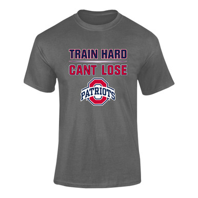 Oakland Patriots Train Hard, Can't Lose Men's SS T-Shirt
