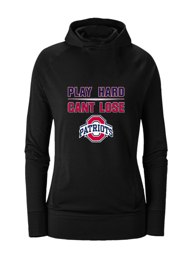 Oakland Patriots Play Hard, Can't Lose Women's Hoodie