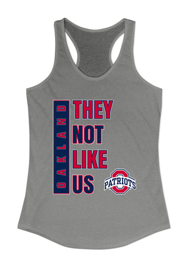 Oakland Patriots They Not Like Us #1 Women's Tank Top