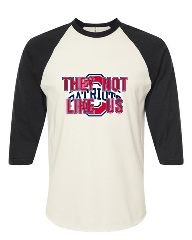 Oakland Patriots They Not Like Us #2 Women's Baseball T-Shirt