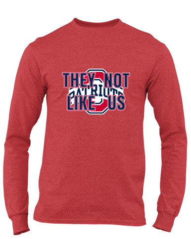 Oakland Patriots They Not Like Us #2 Men's LS T-Shirt