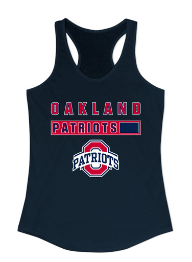 Oakland Patriots Mascot #7 Women's Tank Top