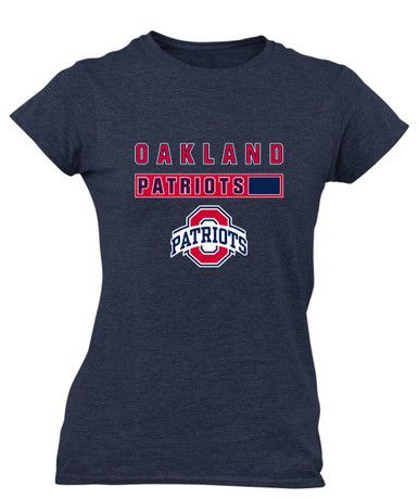 Oakland Patriots Mascot #7 Women's Premium SS T-Shirt