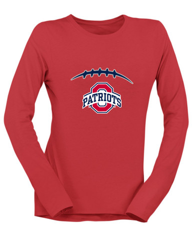 Oakland Patriots Football #2 Women's Premium LS T-Shirt