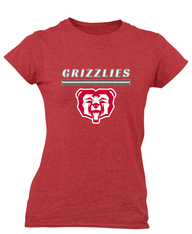 McMinnville Grizzlies Mascot #8 Women's SS T-Shirt
