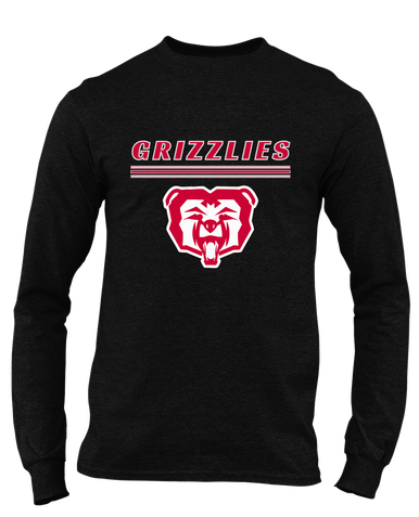 McMinnville Grizzlies Mascot #8 Men's LS T-Shirt
