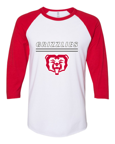 McMinnville Grizzlies Mascot #8 Women's Baseball T-Shirt
