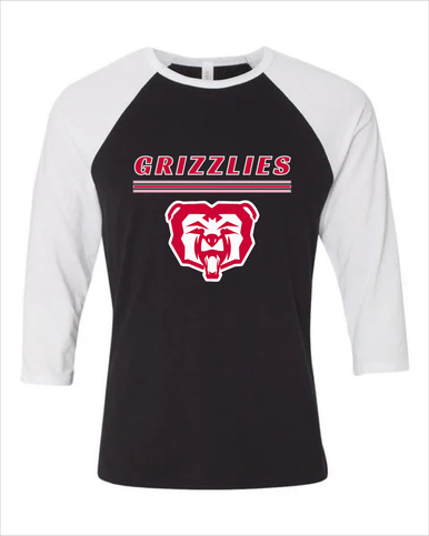 McMinnville Grizzlies Mascot #8 Men's Baseball T-Shirt