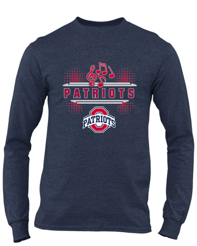 Oakland Patriots Band # 3 Men's Premium LS T-Shirt