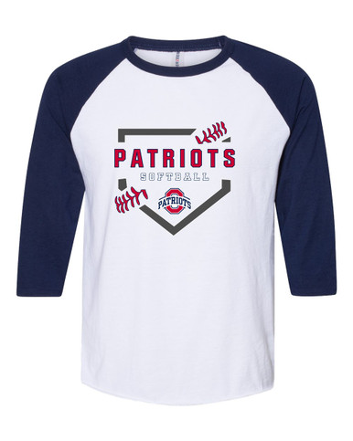 Oakland Patriots Softball #2 Women's Baseball T-Shirt