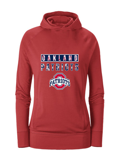 Oakland Patriots Mascot #9 Women's Hoodie