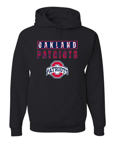 Oakland Patriots Mascot #9 Men's Premium Hoodie