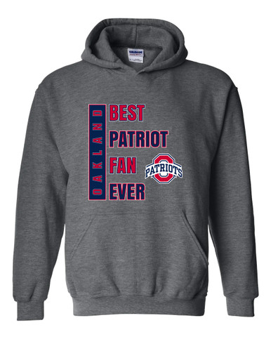 Oakland Patriots Best Patriot Fan Men's Hoodie