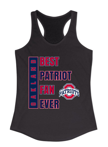 Oakland Patriots Best Patriot Fan Women's Tank Top
