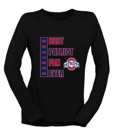 Oakland Patriots Best Patriot Fan Women's Premium LS T-Shirt