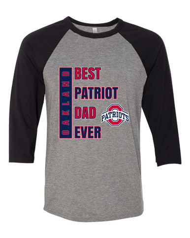 Oakland Patriots Best Patriot Dad Men's Baseball T-Shirt