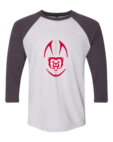 McMinnville Grizzlies Football #4 Men's Baseball T-Shirt