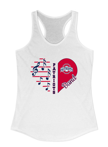 Oakland Patriots Heart Band Women's Tank Top