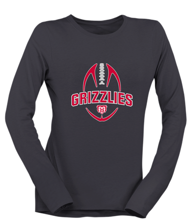 McMinnville Grizzlies Football #5 Women's Premium LS T-Shirt