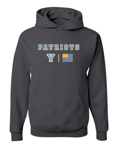 Yorktown Patriots Team Colors Flag Men's Premium Hoodie