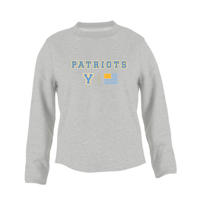 Yorktown Patriots Team Colors Flag Women's Sweatshirt