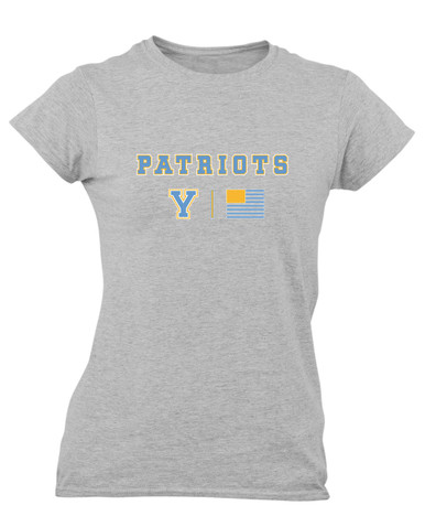 Yorktown Patriots Team Colors Flag Women's SS T-Shirt