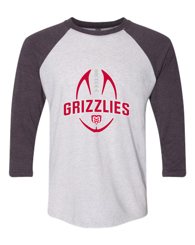 McMinnville Grizzlies Football #5 Women's Baseball T-Shirt